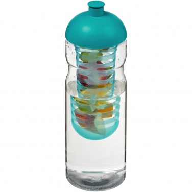 Logo trade business gift photo of: H2O Active® Base 650 ml dome lid sport bottle & infuser