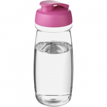 Logo trade promotional merchandise image of: H2O Active® Pulse 600 ml flip lid sport bottle