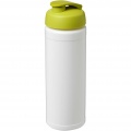 Baseline® Plus 750 ml flip lid sport bottle, White / Lime