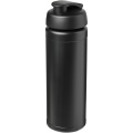 Baseline® Plus grip 750 ml flip lid sport bottle, Solid black