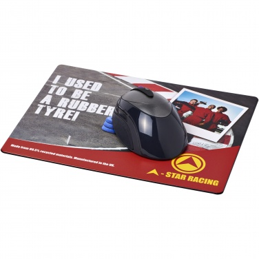 Logo trade promotional gifts picture of: Brite-Mat® mouse mat with tyre material