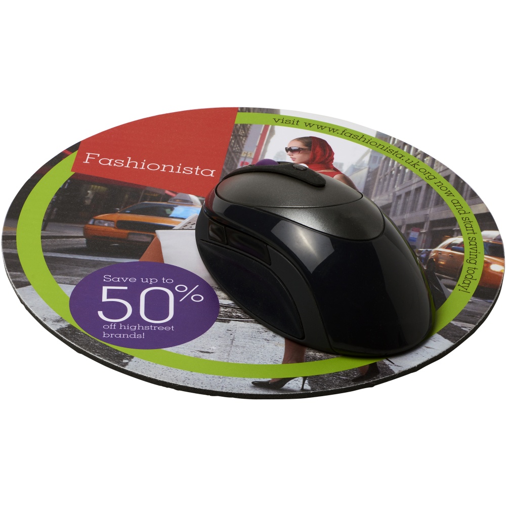 Logotrade promotional item picture of: Q-Mat® round mouse mat