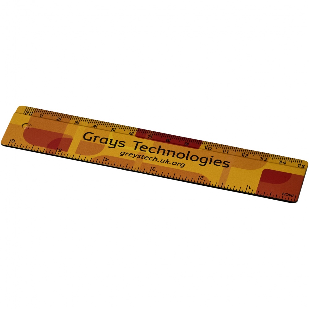 Logotrade corporate gifts photo of: Terran 15 cm ruler from 100% recycled plastic