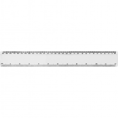 Logotrade advertising product picture of: Renzo 30 cm plastic ruler