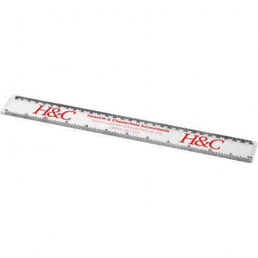 Logo trade promotional product photo of: Renzo 30 cm plastic ruler