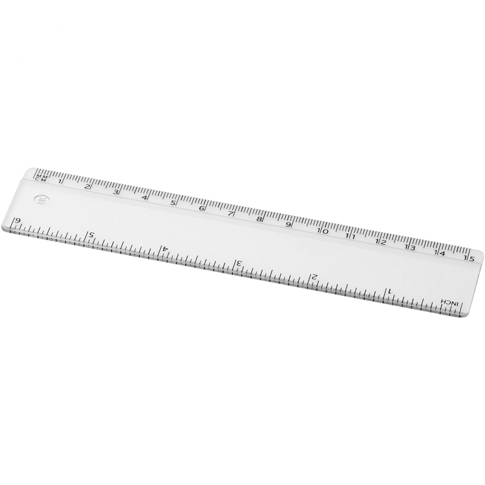 Logotrade promotional giveaway picture of: Renzo 15 cm plastic ruler