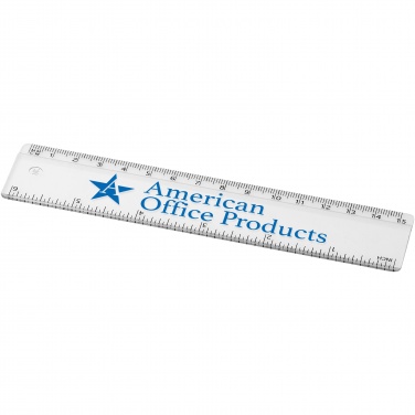 Logotrade promotional merchandise picture of: Renzo 15 cm plastic ruler