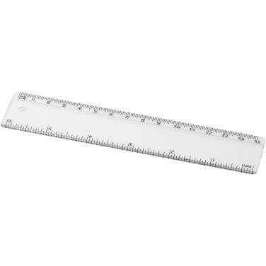 Logotrade promotional giveaway picture of: Renzo 15 cm plastic ruler