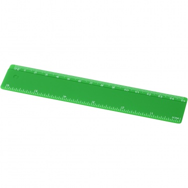 Logo trade promotional giveaway photo of: Renzo 15 cm plastic ruler