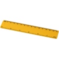 Renzo 15 cm plastic ruler, Yellow