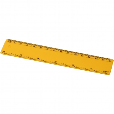 Logo trade promotional gifts picture of: Renzo 15 cm plastic ruler