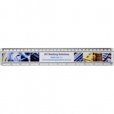 Logotrade promotional merchandise photo of: Ellison 30 cm plastic insert ruler