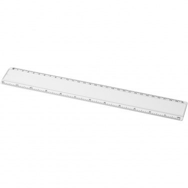 Logo trade promotional merchandise picture of: Ellison 30 cm plastic insert ruler