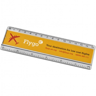 Logotrade promotional giveaways photo of: Ellison 15 cm plastic insert ruler