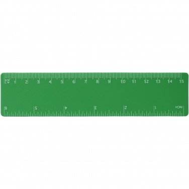 Logo trade corporate gifts picture of: Rothko 15 cm plastic ruler