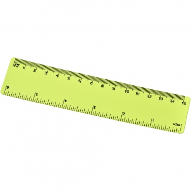 Logo trade advertising products picture of: Rothko 15 cm plastic ruler