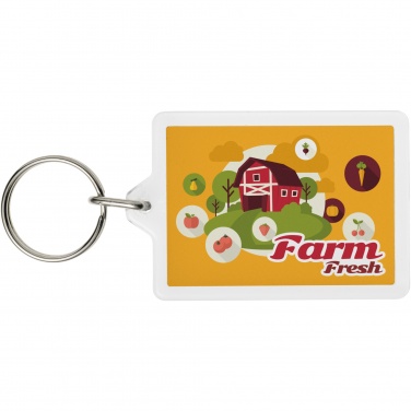 Logo trade corporate gifts picture of: Vito C1 rectangular keychain