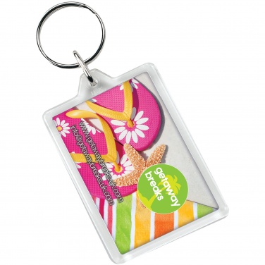 Logo trade advertising product photo of: Vito C1 rectangular keychain