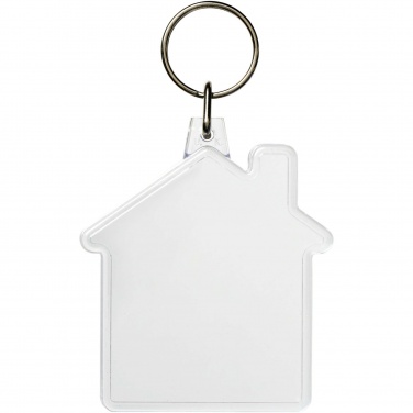 Logotrade promotional giveaways photo of: Combo house-shaped keychain