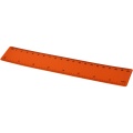 Rothko 20 cm plastic ruler, Orange