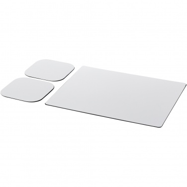 Logo trade promotional products picture of: Brite-Mat® mouse mat and coaster set combo 3