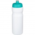 Baseline® Plus 650 ml sport bottle, White / Aqua