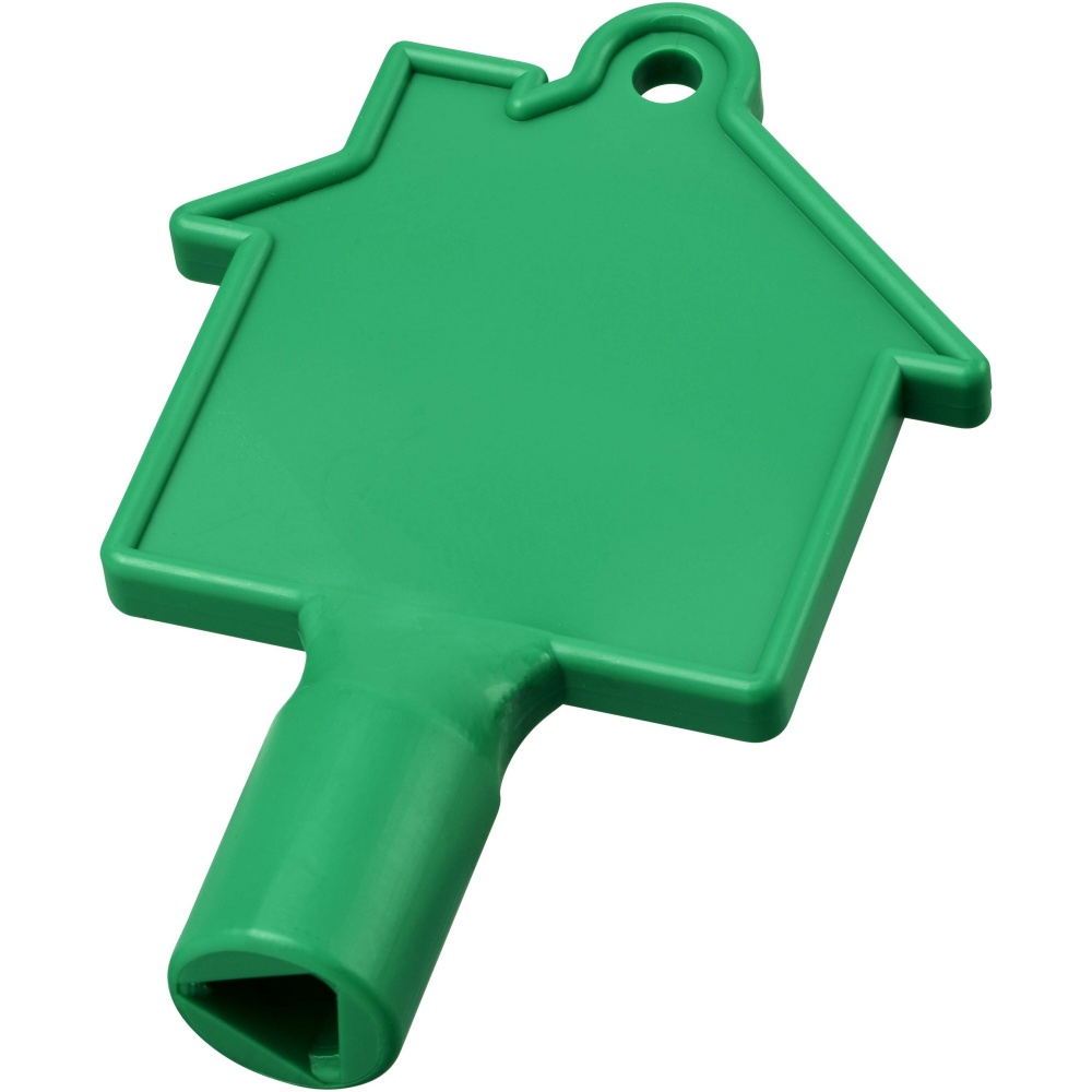 Logo trade promotional item photo of: Maximilian house-shaped utility key