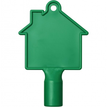 Logo trade promotional merchandise photo of: Maximilian house-shaped utility key