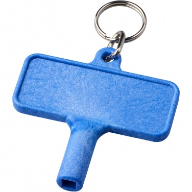 Logo trade promotional gifts picture of: Largo plastic radiator key with keychain