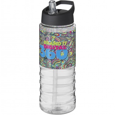 Logo trade business gift photo of: H2O Active® Treble 750 ml spout lid sport bottle