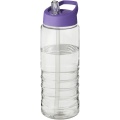 H2O Active® Treble 750 ml spout lid sport bottle, Transparent / Purple