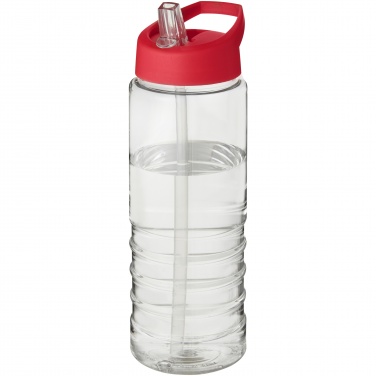 Logo trade business gifts image of: H2O Active® Treble 750 ml spout lid sport bottle