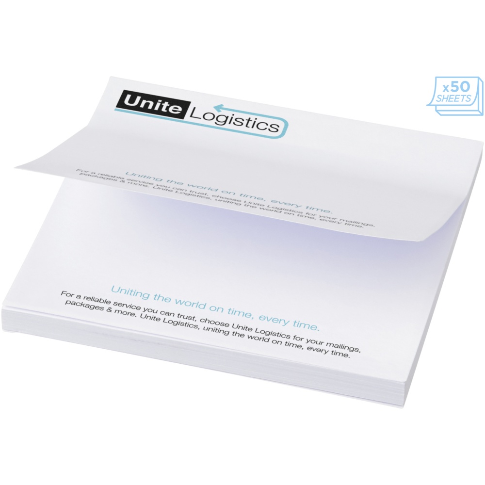 Logotrade promotional giveaway image of: Sticky-Mate® large square sticky notes 100x100mm