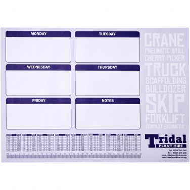 Logo trade promotional merchandise picture of: Desk-Mate® A2 notepad