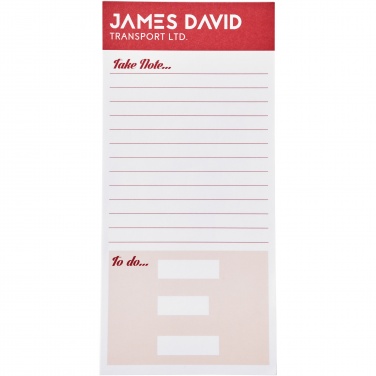 Logo trade promotional giveaways picture of: Desk-Mate® 1/3 A4 notepad