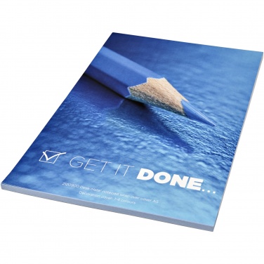 Logo trade promotional merchandise image of: Desk-Mate® A5 notepad wrap over cover