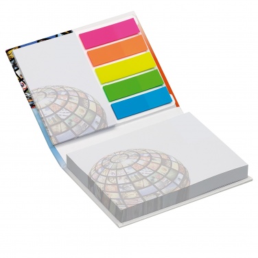 Logo trade promotional products picture of: Combi notes page marker set hard cover