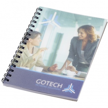 Logo trade promotional giveaways picture of: Desk-Mate® spiral A6 notebook PP cover