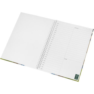 Logo trade business gift photo of: Wire-o A4 notebook hard cover