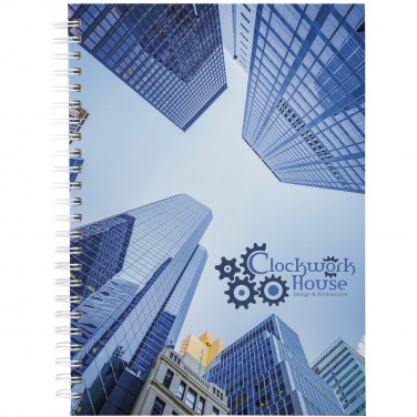 Logo trade promotional item photo of: Wire-o A5 notebook hard cover