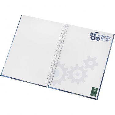 Logotrade promotional gift picture of: Wire-o A5 notebook hard cover