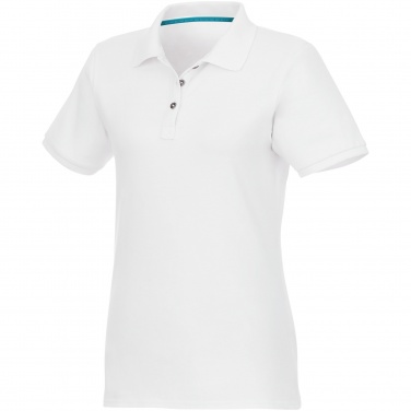 Logotrade promotional item picture of: Beryl short sleeve women's organic recycled polo