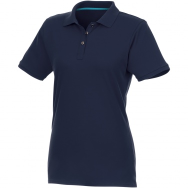 Logo trade promotional products image of: Beryl short sleeve women's organic recycled polo