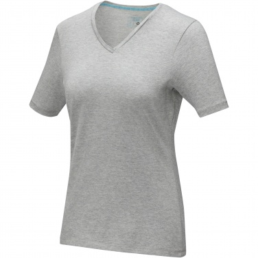 Logotrade advertising product image of: Kawartha short sleeve women's organic V-neck t-shirt