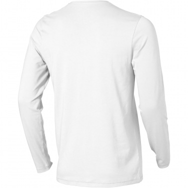 Logo trade promotional giveaways picture of: Ponoka long sleeve men's organic t-shirt