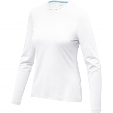 Logo trade promotional item photo of: Ponoka long sleeve women's organic t-shirt