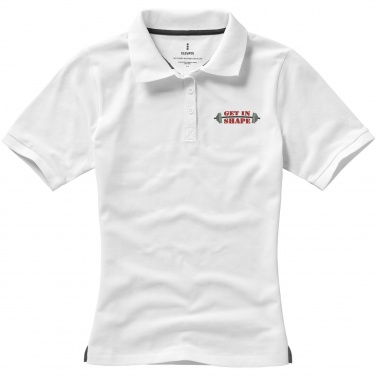 Logo trade promotional giveaway photo of: Calgary short sleeve women's polo