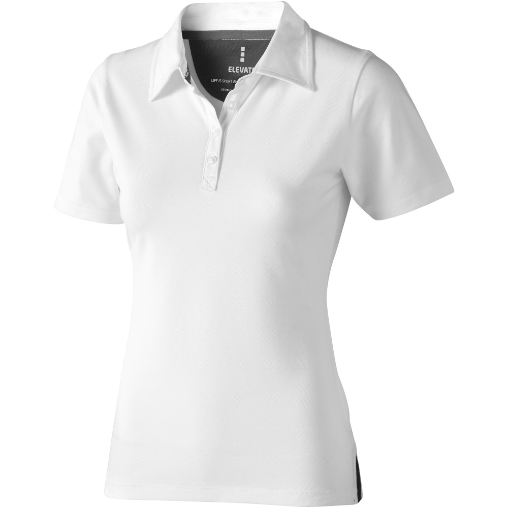 Logo trade corporate gifts image of: Markham short sleeve women's stretch polo