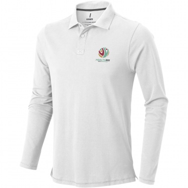 Logo trade promotional products picture of: Oakville long sleeve men's polo