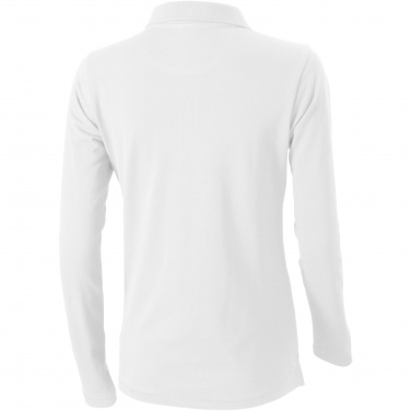 Logo trade promotional giveaway photo of: Oakville long sleeve women's polo